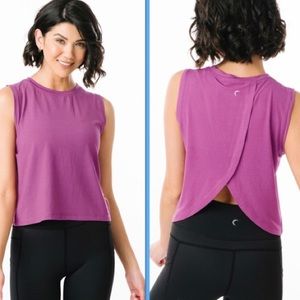 Zyia Medium pink elegant muscle tank sleeveless top